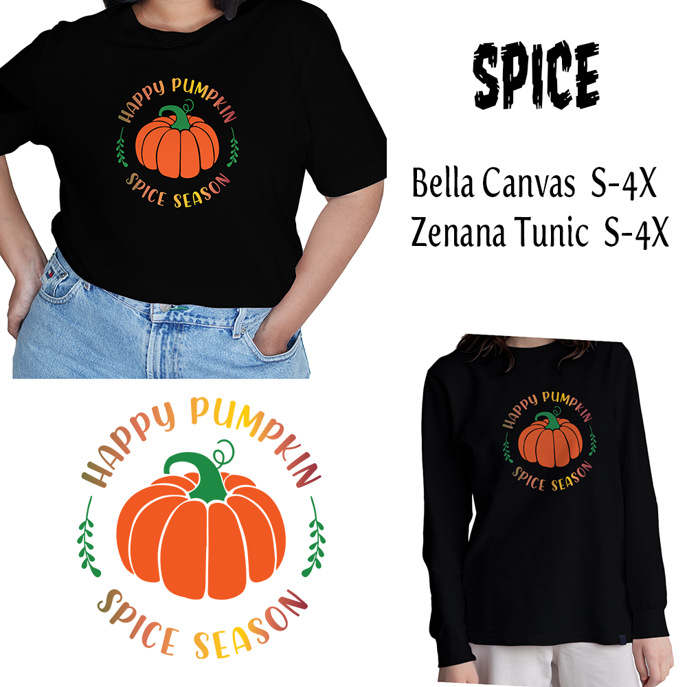 Glow in the Dark Pumpkin Spice T-shirt or Tunic MM